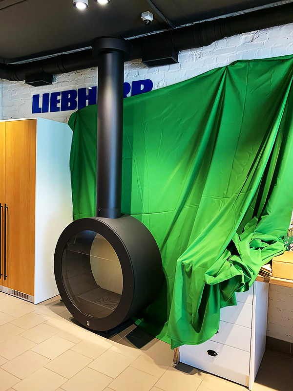 купити сучасний дизайнерський камін в Дніпрі для ділового Кабінету